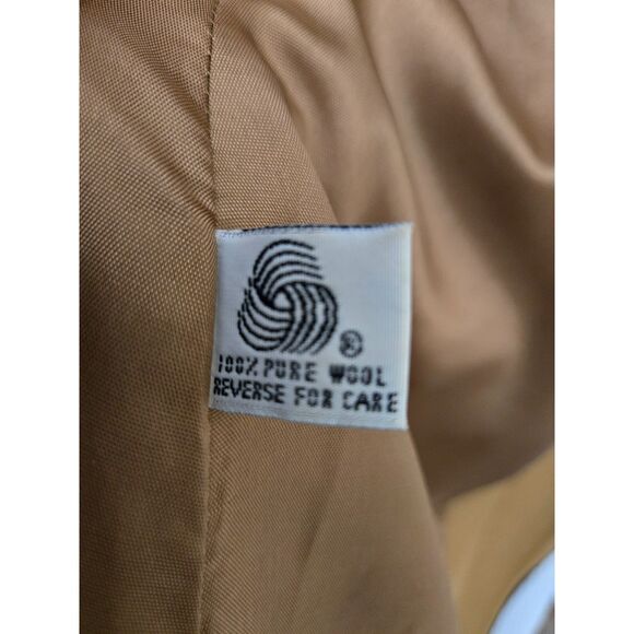 MDP Mario De Pinto Vintage 100% Pure Wool Women's Coat Size Small Chic Boho - Picture 6 of 7